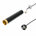 Подвесной светильник WOLTA WSL-GU10/P10BG IP20 под лампу GU10 Чёрный/золото CELLA D55x280 1/20