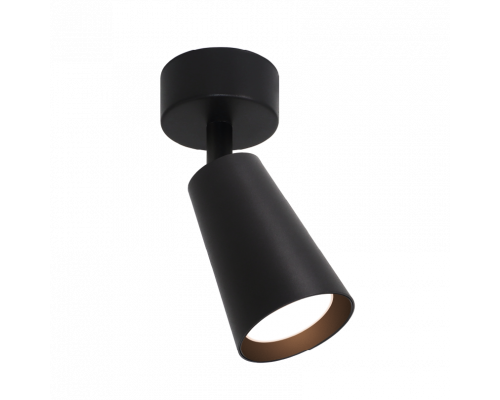 Накладной светильник WOLTA WSL-GU10/S11BL IP20 под лампу GU10 Чёрный CONO D60x160 1/50