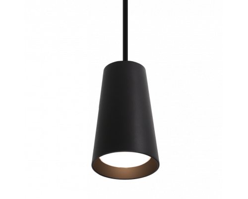 Подвесной светильник WOLTA WSL-GU10/P11BL IP20 под лампу GU10 Чёрный CONO D70x110 1/40