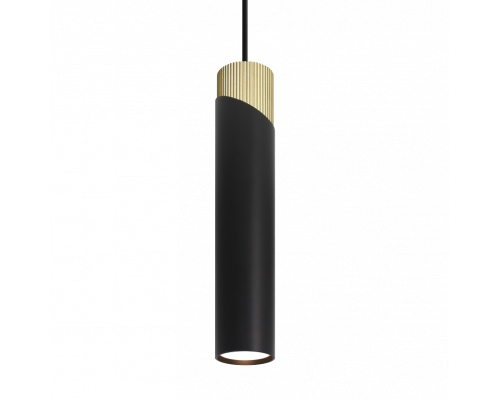Подвесной светильник WOLTA WSL-GU10/P06BG IP20 под лампу GU10 Чёрный/золото DOLCE D55x300 1/20