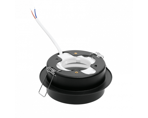 Встраиваемый cветильник WOLTA WDL-GX53/06BL-R IP20 под лампу GX53 круглый Чёрный LUCE D105x35 1/50