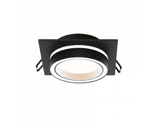 Встраиваемый cветильник WOLTA WDL-GX53/06BL-S IP20 под лампу GX53 квадратный Чёрный LUCE 105x105x35 1/50