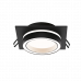 Встраиваемый cветильник WOLTA WDL-GX53/06BL-S IP20 под лампу GX53 квадратный Чёрный LUCE 105x105x35 1/50