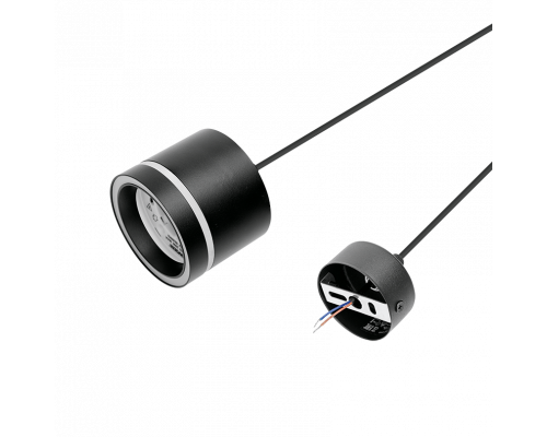 Подвесной cветильник WOLTA WSL-GX53/P06BL IP20 под лампу GX53 Чёрный LUCE D83x60 1/30