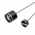 Подвесной cветильник WOLTA WSL-GX53/P06BL IP20 под лампу GX53 Чёрный LUCE D83x60 1/30