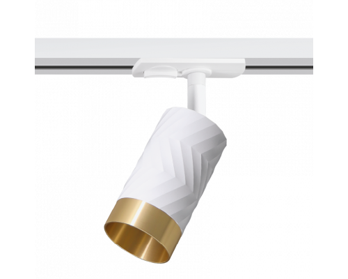 Трековый светильник WOLTA WTL-GU10/09WG IP20 под лампу GU10 Белый/золото LINEA D55x165 1/50
