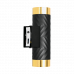 Накладной светильник WOLTA WSL-GU10/W09BG IP20 под лампу GU10 Чёрный/золото LINEA D55x170 1/30