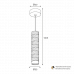 Подвесной светильник WOLTA WSL-GU10/P09BG IP20 под лампу GU10 Чёрный/золото LINEA D55x280 1/20