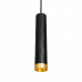Подвесной светильник WOLTA WSL-GU10/P09BG IP20 под лампу GU10 Чёрный/золото LINEA D55x280 1/20
