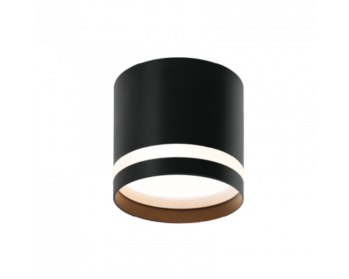 Накладной cветильник WOLTA WSL-GX53/04BL IP20 под лампу GX53 Чёрный MODERNO D84x80 1/50