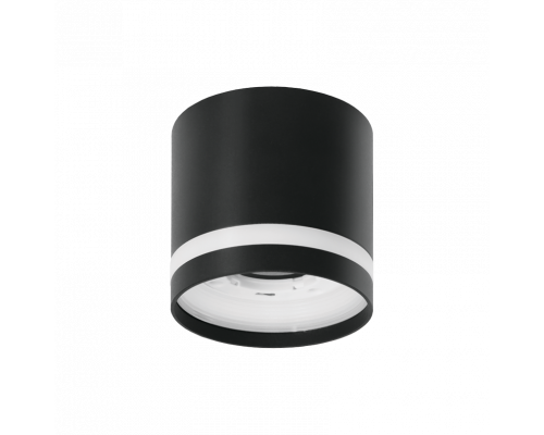 Накладной cветильник WOLTA WSL-GX53/04BL IP20 под лампу GX53 Чёрный MODERNO D84x80 1/50