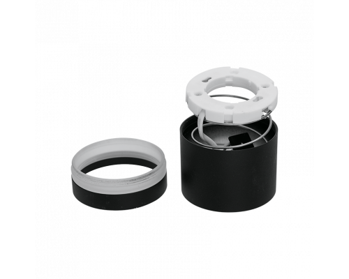 Накладной cветильник WOLTA WSL-GX53/04BL IP20 под лампу GX53 Чёрный MODERNO D84x80 1/50