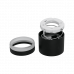 Накладной cветильник WOLTA WSL-GX53/04BL IP20 под лампу GX53 Чёрный MODERNO D84x80 1/50