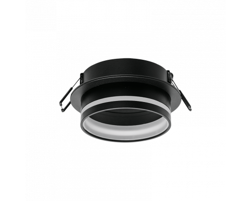 Встраиваемый cветильник WOLTA WDL-GX53/01BL IP20 под лампу GX53 Чёрный MODERNO D103x48 1/50