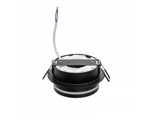 Встраиваемый cветильник WOLTA WDL-GX53/01BL IP20 под лампу GX53 Чёрный MODERNO D103x48 1/50