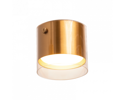 Накладной светильник WOLTA WSL-GX53/07G IP20 под лампу GX53 Золото ORO D87x78 1/50