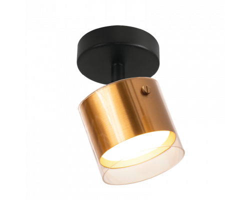 Накладной светильник WOLTA WSL-GX53/S07G IP20 под лампу GX53 Золото ORO D87x155 1/50