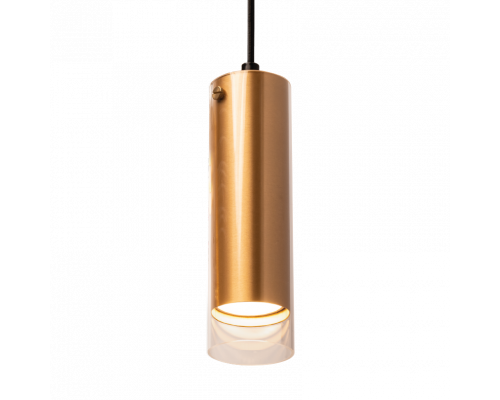 Подвесной светильник WOLTA WSL-GU10/P07G IP20 под лампу GU10 Золото ORO D57x195 1/50