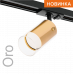 Трековый светильник WOLTA WTL-GU10/07G IP20 под лампу GU10 Золото ORO D58x175 1/50