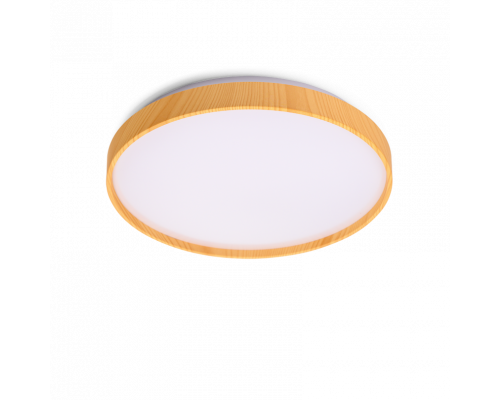 Светильник светодиодный LUMIN'ARTE CLL46 STARWOOD-WH 60W с димм. 3000-6500K, 4500лм, 380х65мм, IP20 с ПДУ, матовый белый + дерево