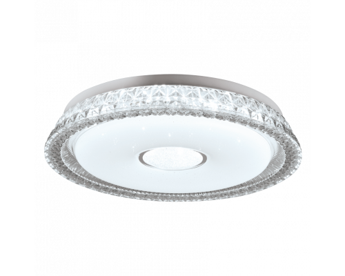 Светильник светодиодный LUMIN'ARTE CLL42 ASTRA 72W 3000-6000K RGB, 5400лм, 450х80мм, IP20 с ПДУ + приложение, управление смартфоном, корпус "тысяча кристаллов"