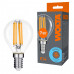 Светодиодная лампа WOLTA Filament, AC 220-240В, 50/60 Гц, прозрачное стекло, "Шар", G45, E14, 7 Вт, 630 лм, 6500 К, 1/10/100