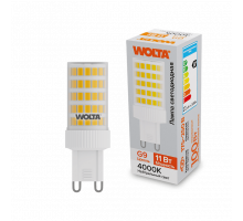 Светодиодная лампа WOLTA WSTD-JCD-11W4KG9-C "Капсульная" JCD 11Вт 1000лм 4000K G9 1/10/100/500