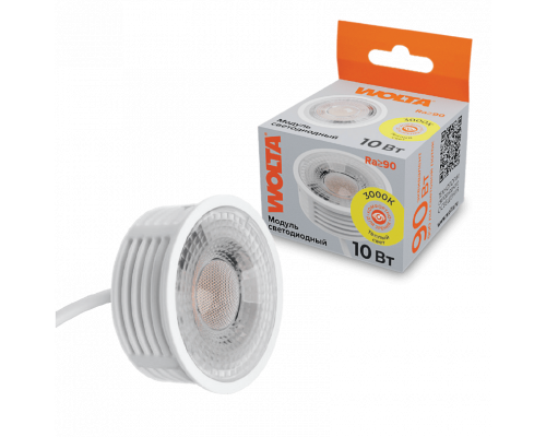 Светодиодный модуль WOLTA WDL-MR16-220V10W3K-LC с линзой 10Вт 900лм 3000K угол 60° 1/100