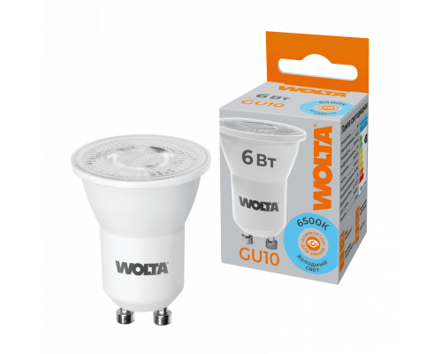 Светодиодная лампа WOLTA WSTD-JCDR-MR11-6W6KGU10-L MR11 6Вт 480лм 6500K GU10 1/10/100