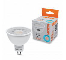 Светодиодная лампа WOLTA WSTD-MR16-220V10W6KGU5.3-L с линзой MR16 10Вт 800лм 6500К GU5.3 угол 60° 1/50