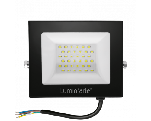Светодиодный прожектор LUMIN'ARTE LFL-50W/06 50Вт 5700К IP65 4000лм серый корпус 140х103х28 1/40