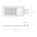 Уличный светильник WOLTA STL-100W/04 100Вт 5700К IP65 11000лм 420×160×57мм