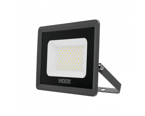 Светодиодный прожектор WOLTA WFL-70W/06 70Вт 5700К IP65 6300лм серый 207x180/147x27 1/20