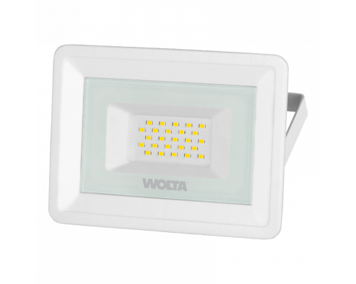 Светодиодный прожектор WOLTA WFL-20W/06W 20Вт 5700К IP65 1800лм белый 108х104/76х26 1/20