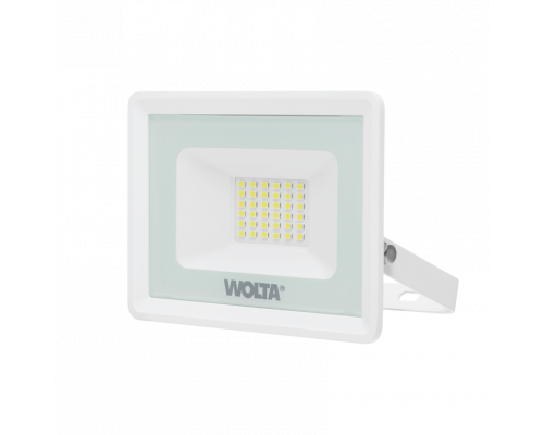 Светодиодный прожектор WOLTA WFL-30W/06W 30Вт 5700К IP65 2700лм белый 143х130/101x26 1/40