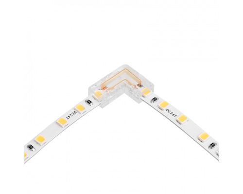 Коннектор WOLTA WLS-2PIN-5MM-MONO-L угловой для одноцветной SMD ленты шириной 5мм. Цена за 1 шт., мин. кратность 3 шт.