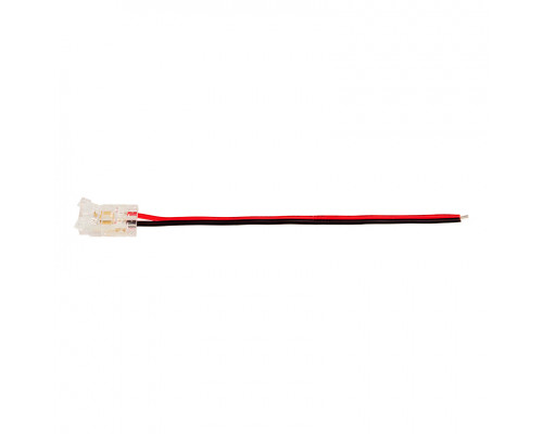 Коннектор WOLTA WLS-2PIN-8MM-MONO-1 выводной для одноцветной SMD ленты шириной 8мм, провод 10см. Цена за 1 шт., мин. кратность 3 шт.