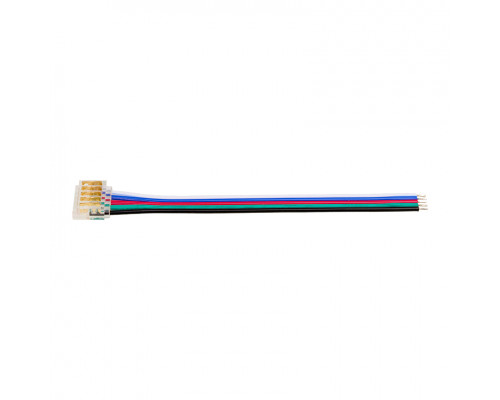 Коннектор WOLTA WLS-5PIN-RGBW-12MM-1 выводной для ленты SMD RGBW шириной 12мм, провод 10см. Цена за 1 шт., мин. кратность 3 шт.