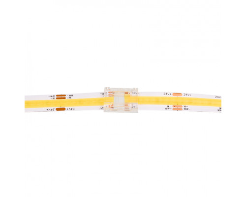 Коннектор WOLTA WLS-3PIN-CCT-COB-10MM-I последовательный для ленты COB CCT шириной 10мм. Цена за 1 шт., мин. кратность 3 шт.
