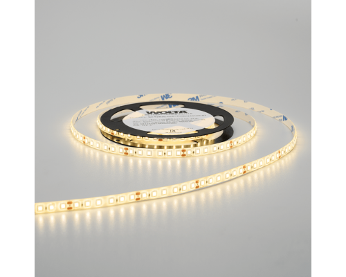 Светодиодная лента WOLTA WLS2835-12W/3000/24S120-01 SMD2835 12Вт 3000К 24В IP65 1600лм/м 120led/м 8мм