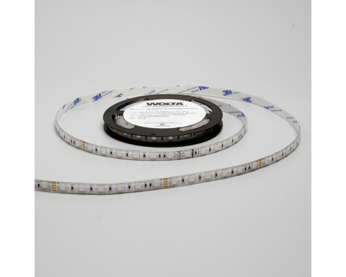 Светодиодная лента WOLTA WLS5050-14,4W/RGB/24S60-01 SMD5050 14,4Вт RGB 24В IP65 60led/м 10мм 10мм