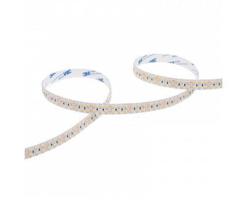 Светодиодная лента WOLTA WLS2835-24W/6500/24H240-02 двухрядная SMD2835 24Вт 6500K 24В IP20 3200лм/м 240led/м 15мм