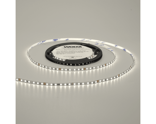 Светодиодная лента WOLTA WLS2835-10W/3000/24H120-03 SMD2835 10Вт 3000К 24В IP20 1300лм/м 120led/м узкая 5 мм