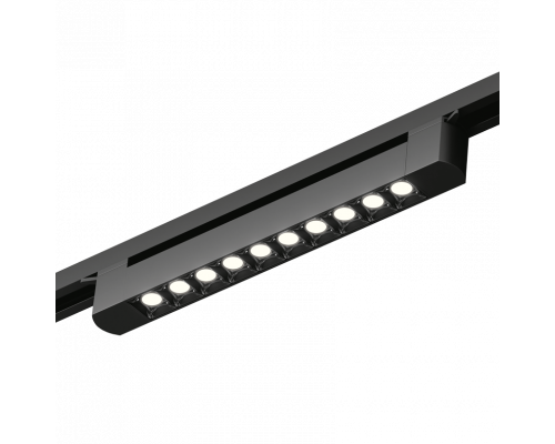 Трековый светодиодный светильник WOLTA WTL-20W/04B 20Вт 4000К 1800лм IP40 поворотный черный 330х33х60 1/25
