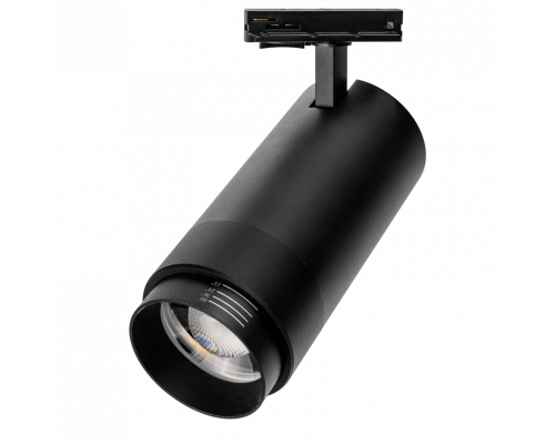 Трековый светодиодный светильник WOLTA WTL-35W/02B 35Вт 4000К 3500лм IP40 черный 80*185*220мм 1/20