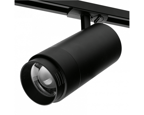 Трековый светодиодный светильник WOLTA WTL-45W/02B 45Вт 4000К 4500лм IP40 черный 80*195*230мм 1/20