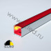 316BLACK Алюминиевый профиль 2000*20*25 с черным стеклом