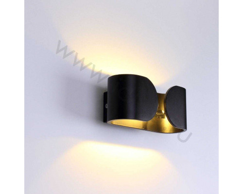 Бра 8027/3 indoor lamp 2*3w 3000K black housing