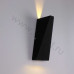 Бра outdoor lamp 2*3w 3000K COB black housing