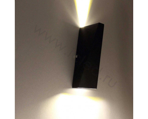 Бра outdoor lamp 2*3w 3000K COB black housing